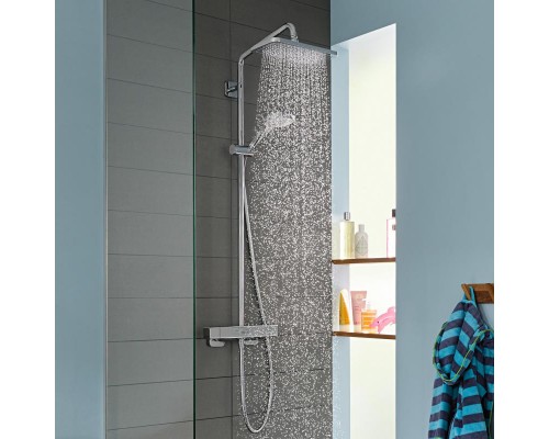 Душевая система Hansgrohe Croma Showerpipe 280, EcoSmart, термостат, 27660000