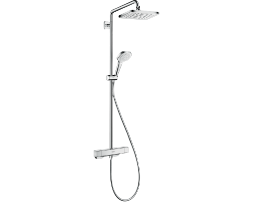 Душевая система Hansgrohe Croma Showerpipe 280, EcoSmart, термостат, 27660000