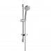 Hansgrohe Croma 100 Душевой набор Vario EcoSmart 9 л/мин со штангой 65 см и мыльницей хром 27776000