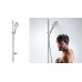 Hansgrohe Raindance Select E Душевой набор 150 3jet со штангой 65 см и мыльницей хром-белый матовый 27856400