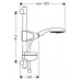 Душевой гарнитур HANSGROHE Raindance 27885000 E 120 AIR 3jеt 90 см