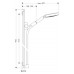 Hansgrohe 27893000 душевой гарнитур Raindance S 150 AIR 3jеt 90 см