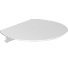 Полочка Hansgrohe WallStoris матовый белый Полочка Hansgrohe WallStoris матовый белый