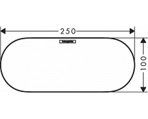 Крышка для корзины Hansgrohe WallStoris матовый белый