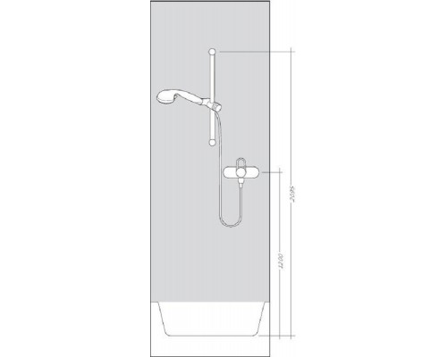 HANSGROHE 27933000 Штанга для ручного душа