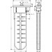 Внешняя часть Hansgrohe sBox Square 28010990, золото
