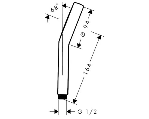Ручной душ Hansgrohe Activera Select S Hand shower 95 2jet EcoSmart 28033000, 2 режима