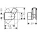 Держатель для душа Hansgrohe Porter, хром, 28328000