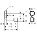 Держатель ручного душа Hansgrohe Porter Reno 28335000
