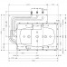 Скрытая часть смесителя Hansgrohe Raindance Rainmaker, 68x46 см, 28412180