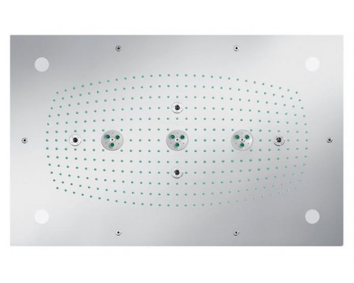 Тропический душ с подсветкой Hansgrohe Raidance Rainmaker, 68x46 см, 28418000