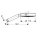 Душевая лейка Hansgrohe Raindance S 120 AIR 3Jet 28514000