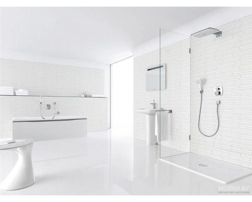 Душевая лейка Hansgrohe PuraVida 150 3Jet 28557400, белый