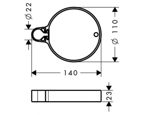 Мыльница Hansgrohe Cassetta, 28678000