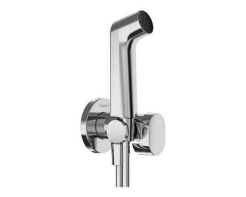 Гигиенический ручной душ Hansgrohe Bidette 1jet S EcoSmart+, с шлангом 125 см и держатель, 29230000