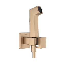 Hansgrohe Гигиенический душ E 1jet EcoSmart+ со смесителем шлифованная бронза 29233140 Hansgrohe Гигиенический душ E 1jet EcoSmart+ со смесителем шлифованная бронза 29233140