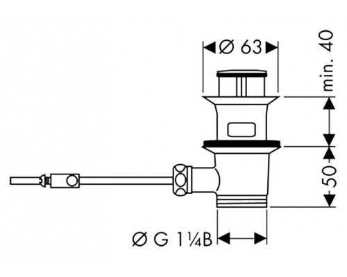 Смеситель для умывальника Hansgrohe Metris Classic 31073000, на 3 отверстия