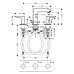 Смеситель для раковины Hansgrohe Metris 31083000