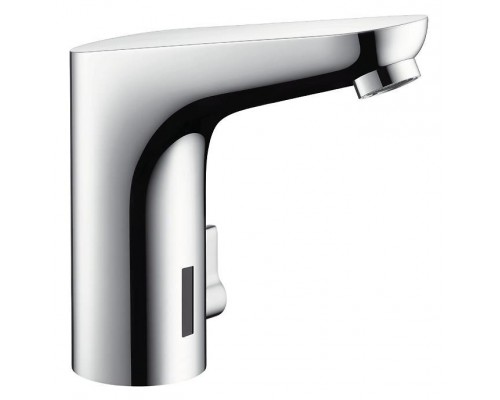 Смеситель для раковины hansgrohe Focus 130 электронный, с регулировкой температуры, питание от сети 230V 31173000, хром