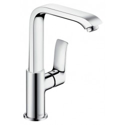 Смеситель для раковины Hansgrohe Metris, 31187000, со сливным клапаном Push-Open, хром