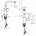 Смеситель для раковины Hansgrohe Metris, 31187000, со сливным клапаном Push-Open, хром