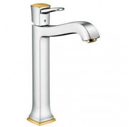 Смеситель hansgrohe Metropol Classic для раковины 31303090, золото/хром