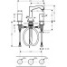Смеситель для раковины Hansgrohe Axor Starck 80 10030000, хром