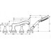 Смеситель Hansgrohe Metropol Classic 31449000 на борт ванны