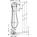 Смеситель Hansgrohe Metris 31471000 для ванны