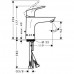 Смеситель Hansgrohe Focus 100, LowFlow, донный клапан, 31603000