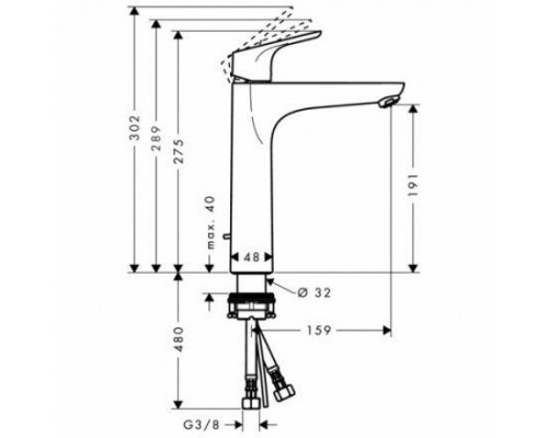 Смеситель для раковины Hansgrohe Focus, 31658000