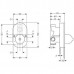 Скрытая часть смесителя для ванны Hansgrohe, 31741180