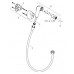 Гигиенический душ псевдобиде Hansgrohe, шланг 125 см, 32127000