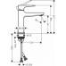 Смеситель для раковины Hansgrohe Metropol 110, с клапаном Push-Open, 32507340