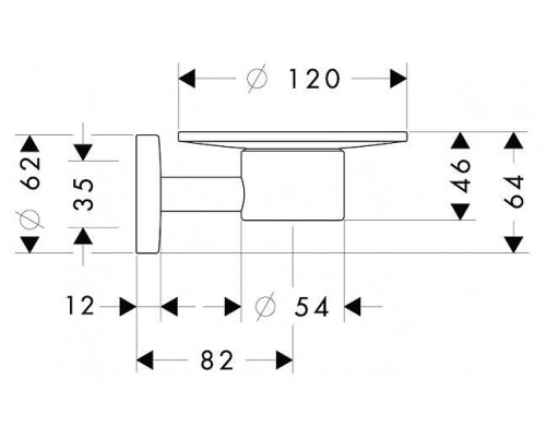 Мыльница Hansgrohe Logis, 40515000