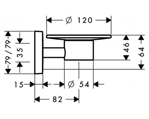 Мыльница Hansgrohe PuraVida 41502000