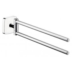 Полотенцедержатель двойной Hansgrohe Pura Vida 41512000