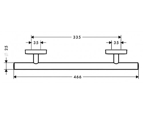 Поручень Hansgrohe PuraVida 41513000