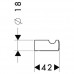 Крючок Hansgrohe Logis Classic, 41611000