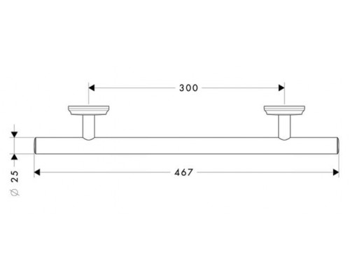 Поручень Hansgrohe Logis Classic 41613000