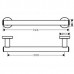 Поручень Hansgrohe Logis Universal, 41713000