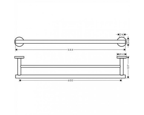 Набор для туалета Hansgrohe Logis Set Universal 41727000