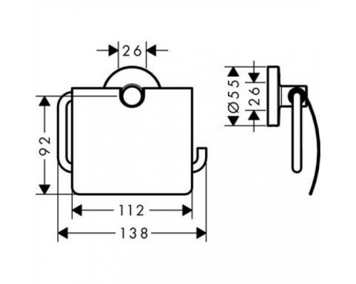 Набор для туалета Hansgrohe Logis Set Universal 41727000