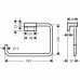 Полотенцедержатель кольцо Hansgrohe AddStoris, матовый белый, 41754700