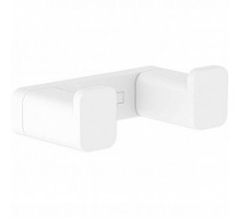 Двойной крючок Hansgrohe AddStoris, матовый белый, 41755700