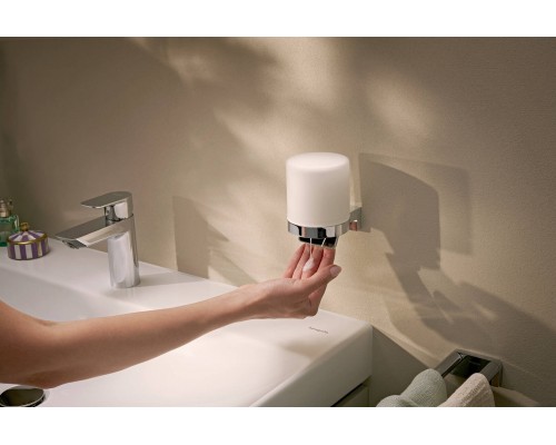 Диспенсер для жидкого мыла Hansgrohe AddStoris S 200 мл металл/стекло 41765000