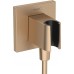 Шланговое подсоединение hansgrohe Fixfit E 26889140 бронза
