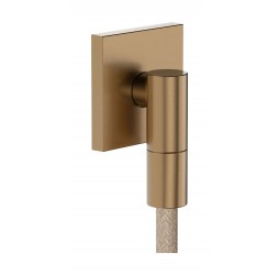 Шланговое подсоединение hansgrohe FixFit Fine Е с обратным клапаном, 28883140 бронза