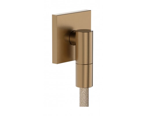 Шланговое подсоединение hansgrohe FixFit Fine Е с обратным клапаном, 28883140 бронза