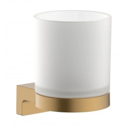 Стакан для зубных щеток hansgrohe AddStoris S 41769140 с держателем, бронза